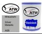 Preview: Mitsubishi, Silver Metallic, A08: 500ml Lackdose, von ATW Autoteile West.